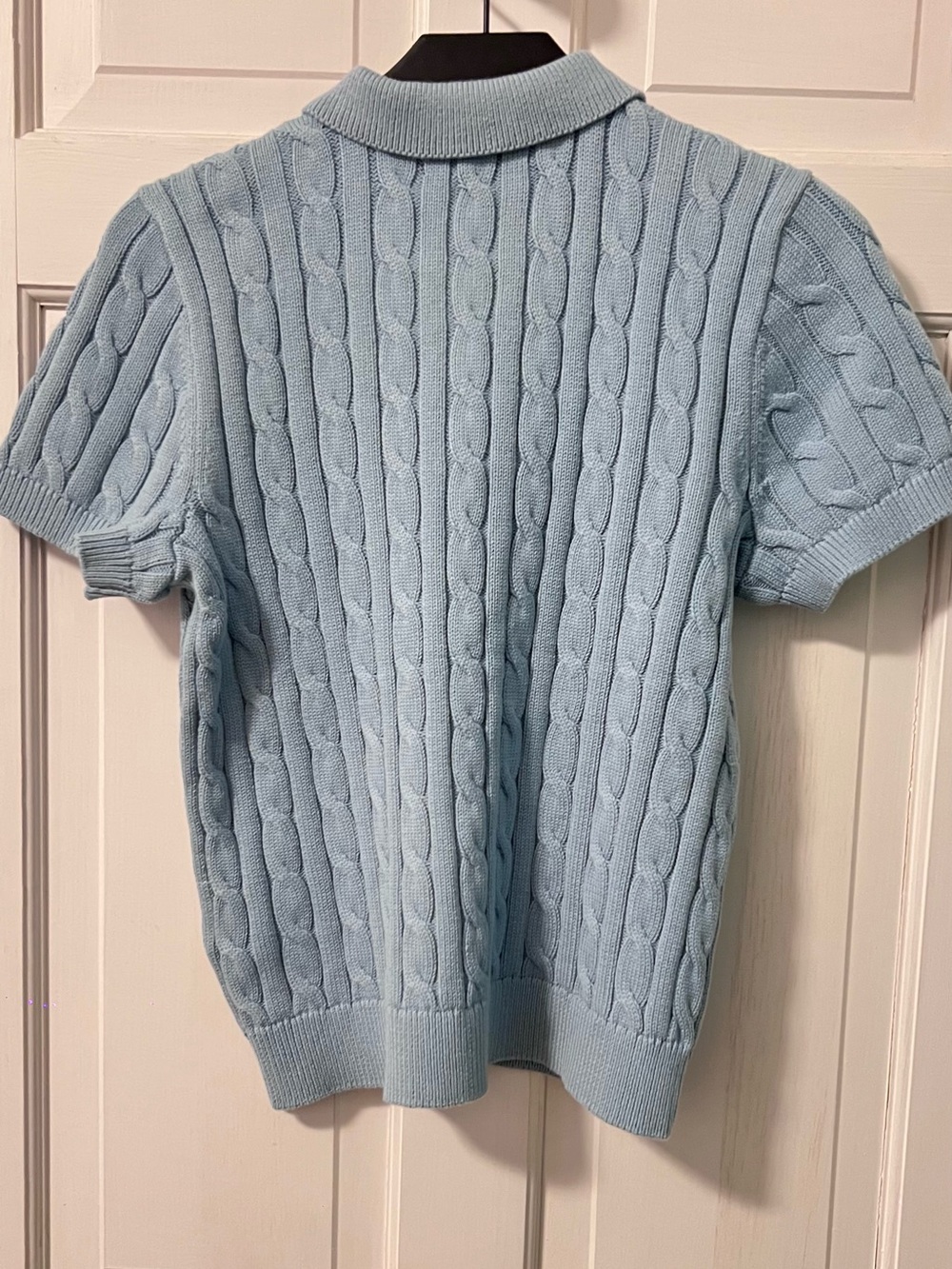 Lauren Ralph Lauren 
Women's Cable-Knit Polo Shirt - Picture 5 of 5